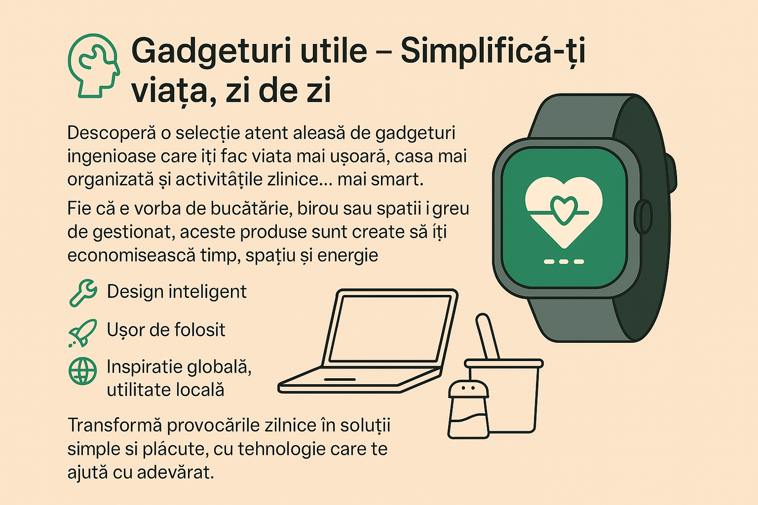 Gadgeturi Utile-  Simplifică-ți viața, zi de zi