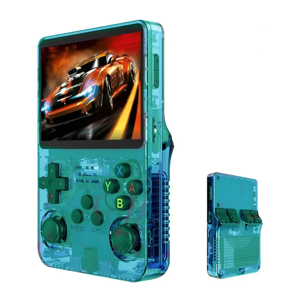 R36S Retro Video Handheld Game Console Linux System 3.5 Inch lPS Screen Built in 3000mah Battery Preinstalled Games