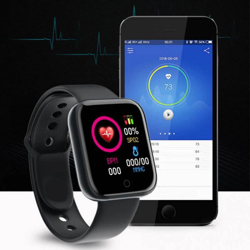 Smartwatch multifuncțional cu Bluetooth – Fitness & Muzică