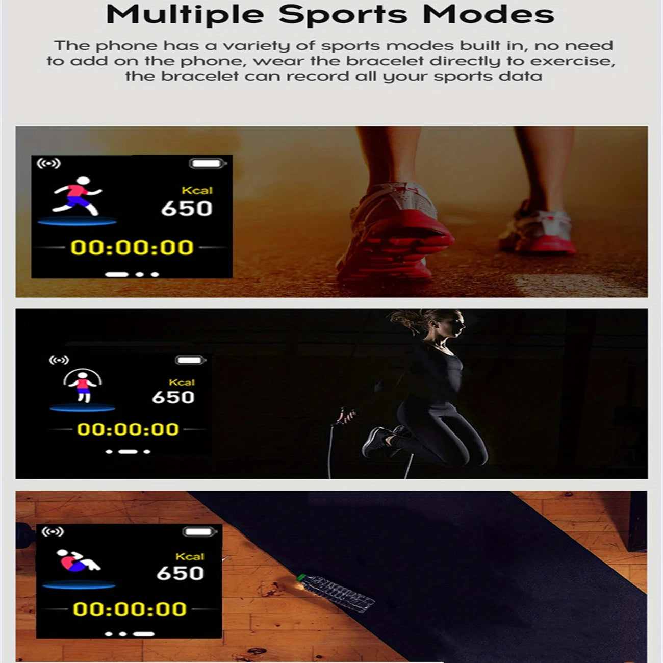 Smartwatch multifuncțional cu Bluetooth – Fitness & Muzică