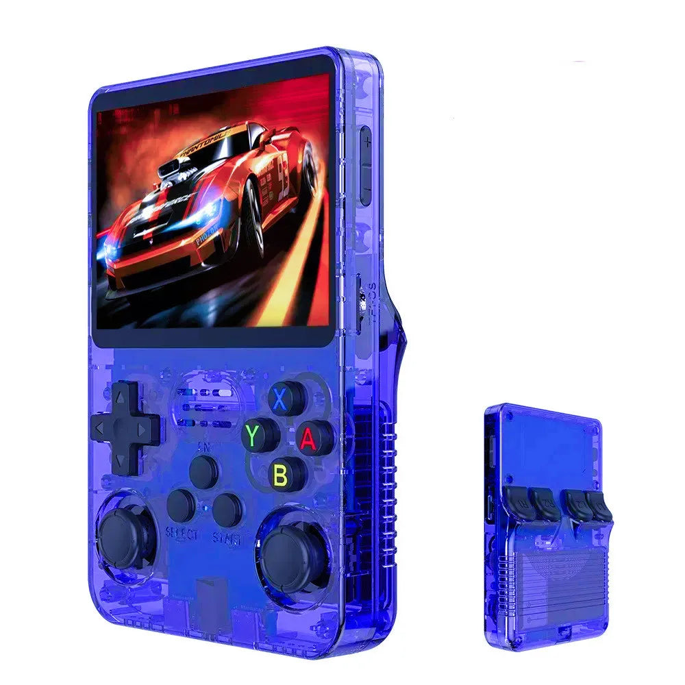 R36S Retro Video Handheld Game Console Linux System 3.5 Inch lPS Screen Built in 3000mah Battery Preinstalled Games