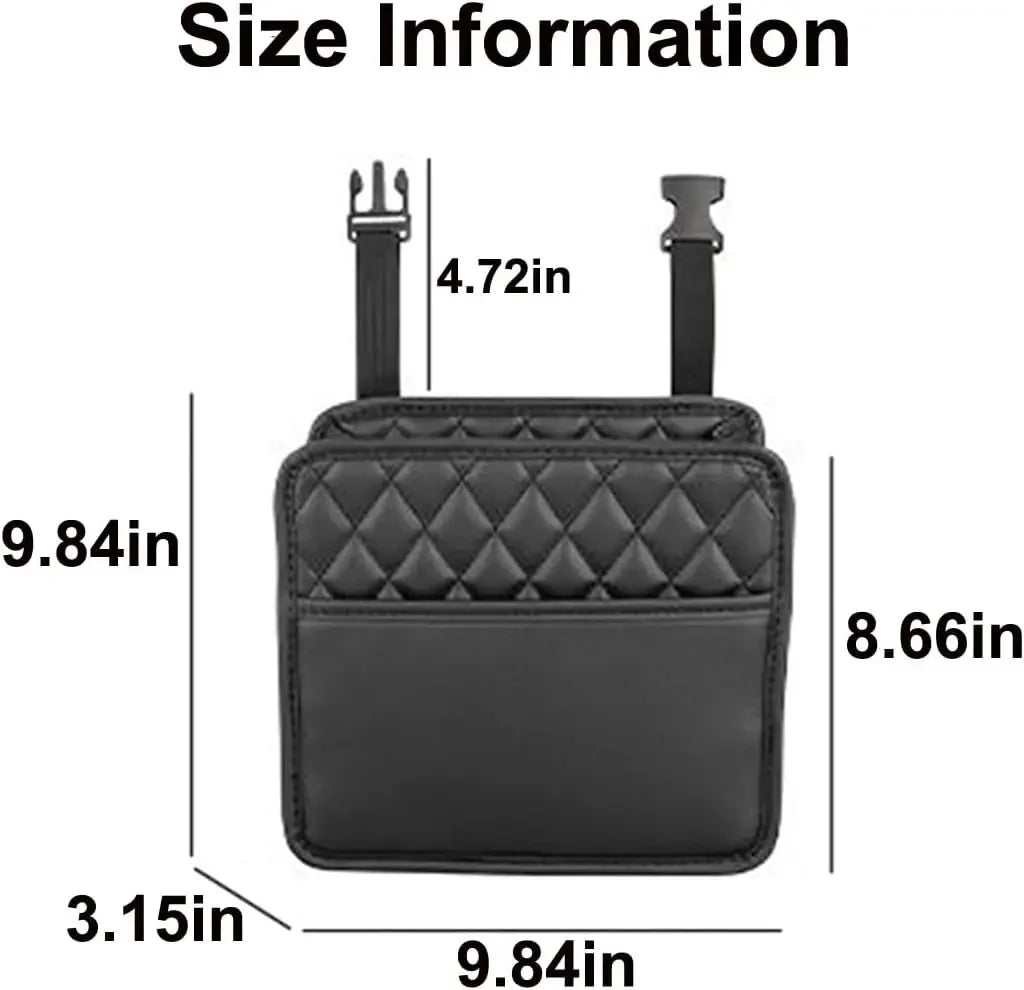 Organizator Spate Scaun Auto – Piele Ecologică, Multifuncțional & Pliabil